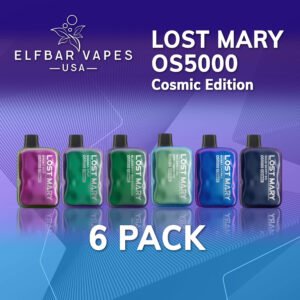 Lost Mary OS5000 Cosmic Edition vape 6 pack