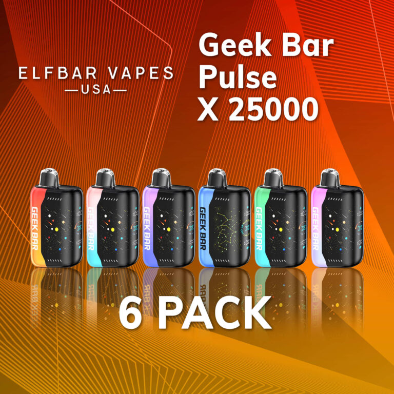 Geek Bar Pulse X 25000 Bundle 6 pack