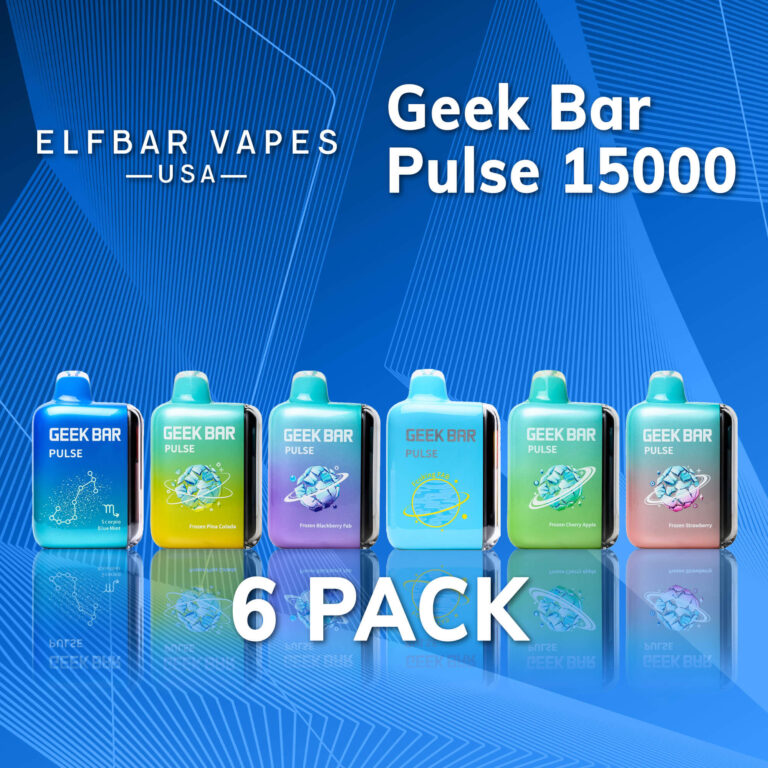 Geek Bar pulse 15000 Bundle 6 pack