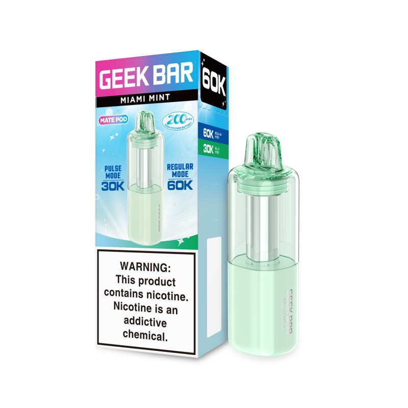 Geek Bar Mate 60K Disposable Vape Pod - Miami Mint