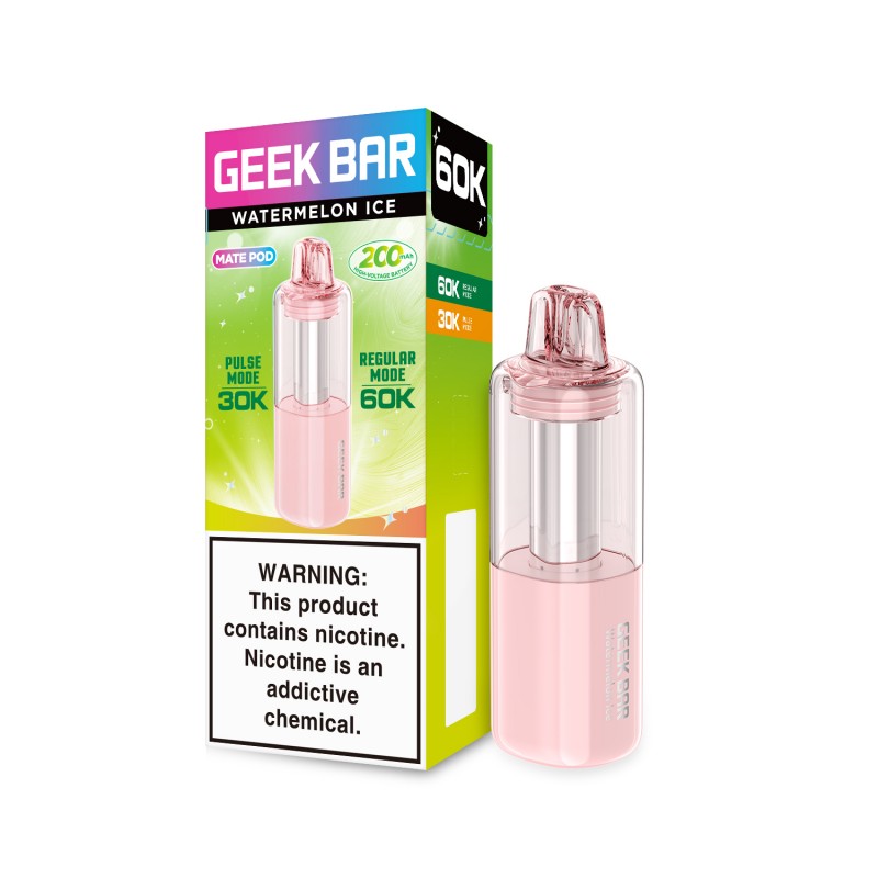 Geek Bar Mate 60K Disposable Vape Pod - Watermelon Ice