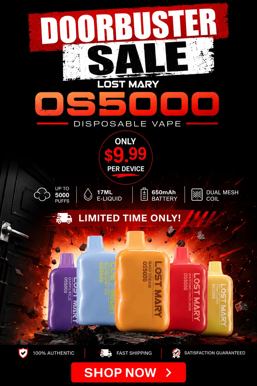 ELFBAR Banner Lost Mary OS5000 Sale