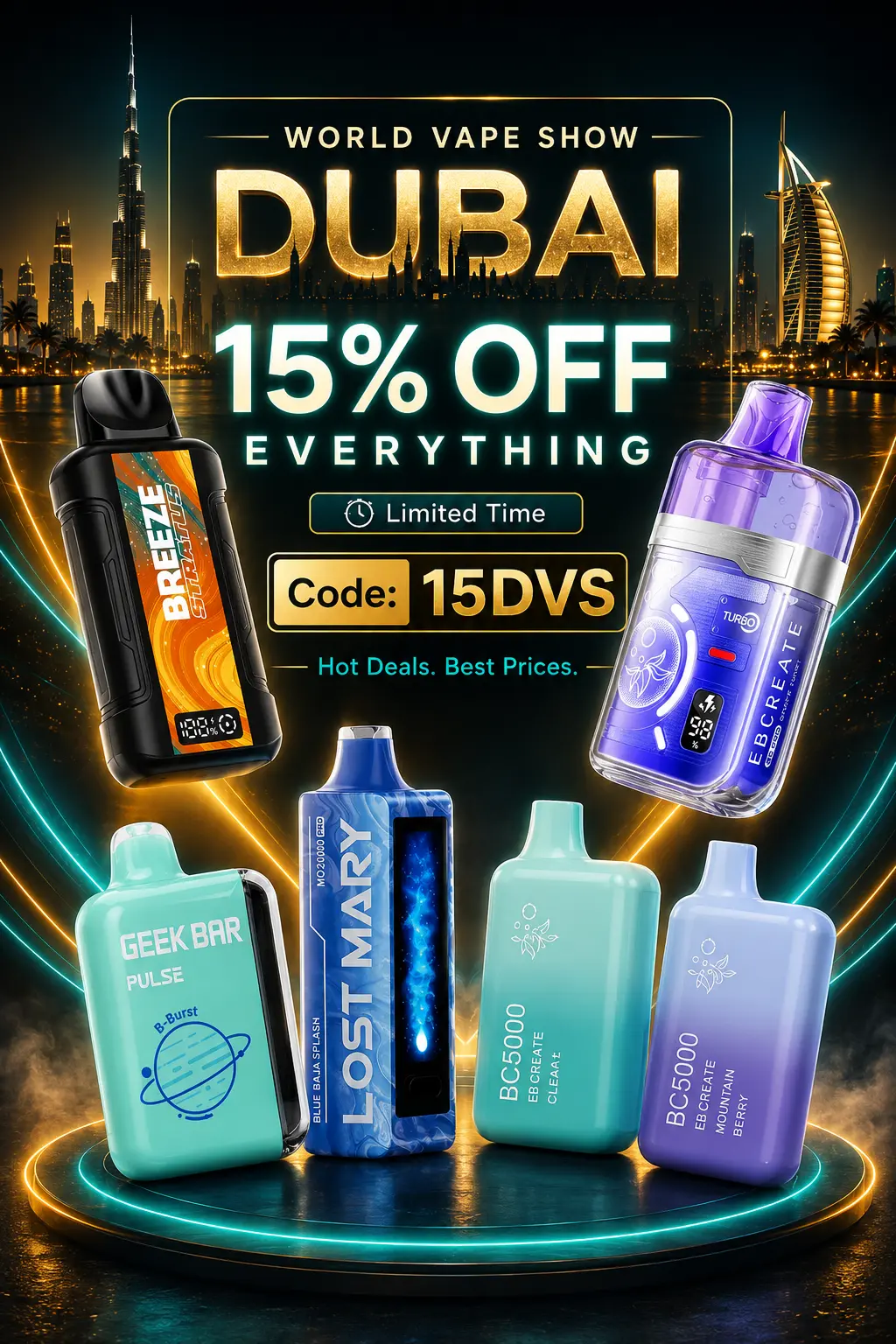 ELFBAR Banner 15% off Sale