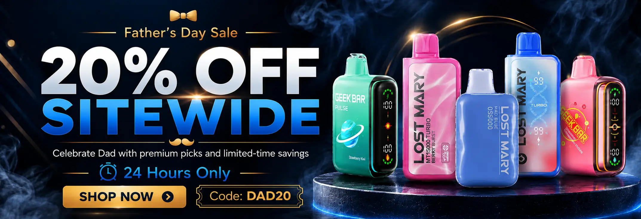 Father's Day Sale 20% Off Sitewide