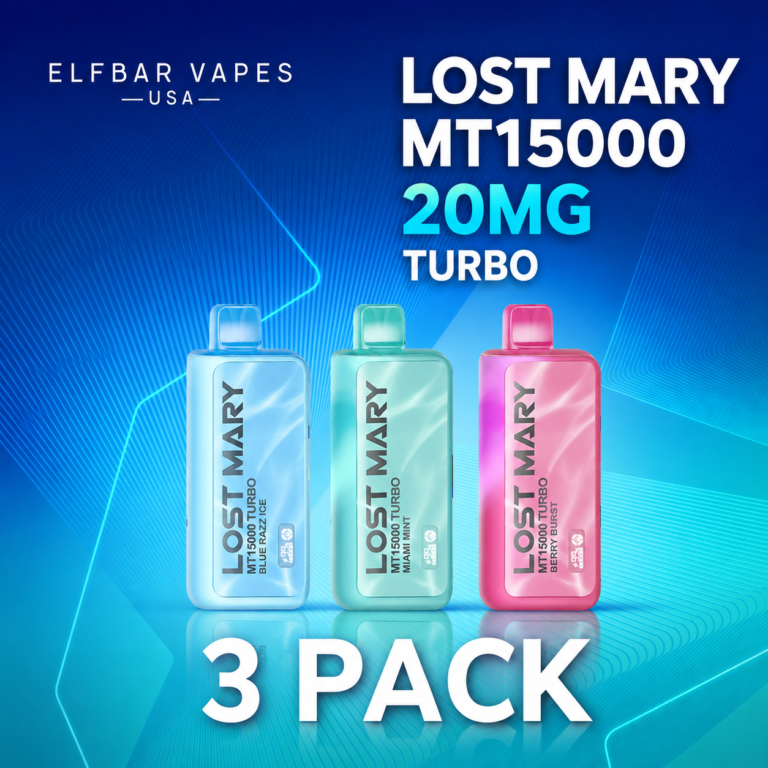 Lost Mary MT15000 Turbo Vape 20mg - 3 Pack