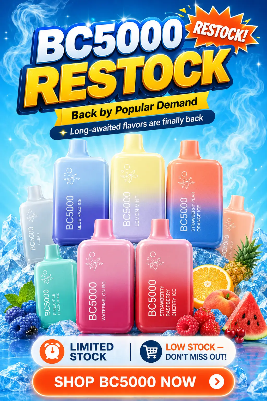 ELFBAR Banner BC5000 Restock