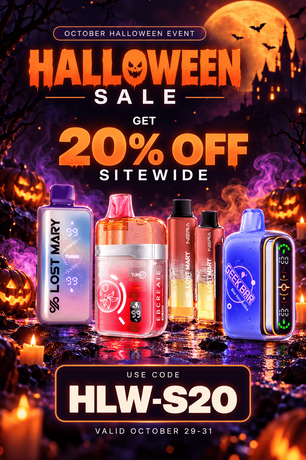 ELFBAR Vapes Halloween Sale
